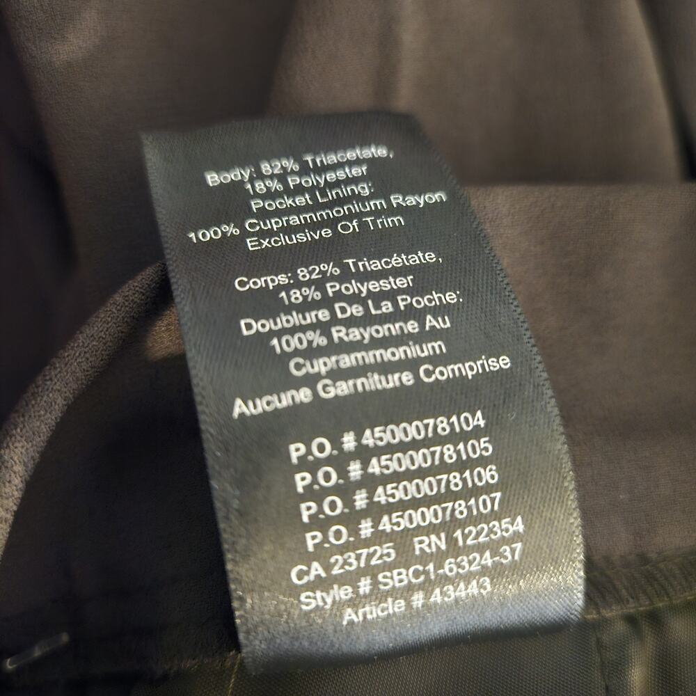 Babaton Aritzia Cohen Trousers Pants Womens Green Size 4 - Picture 6 of 6